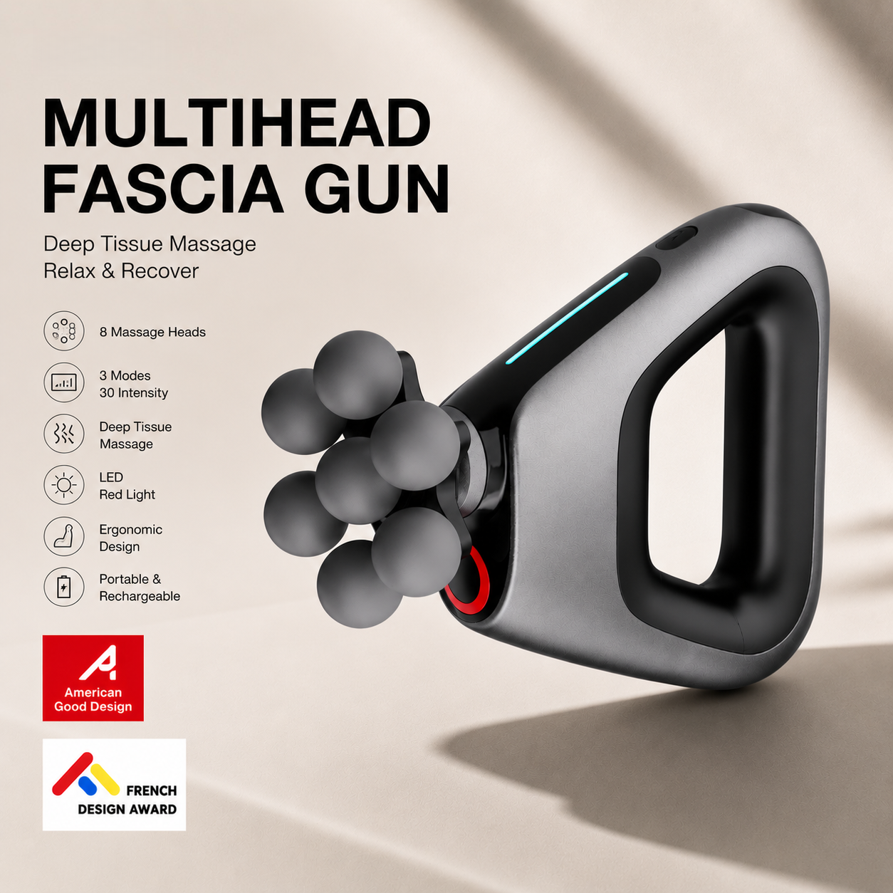 Piohote SU9 - Pioneer Deep Tissue Massage Gun