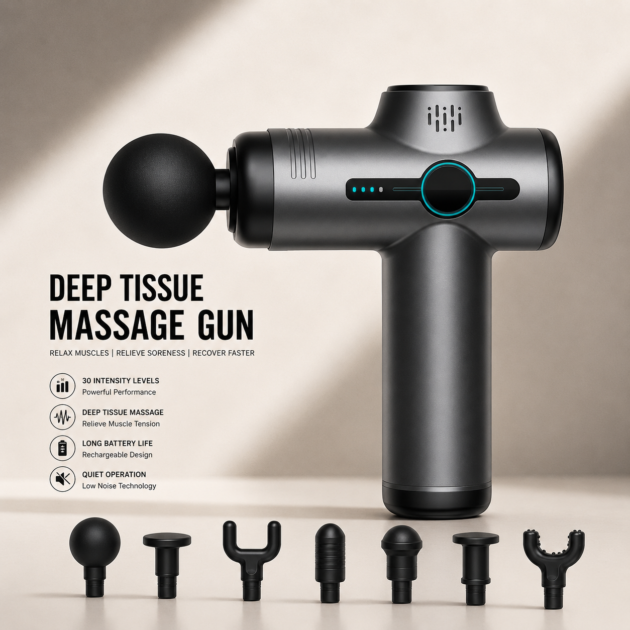 Piohote TO-V1 - Air Compact Professional Massage Gun