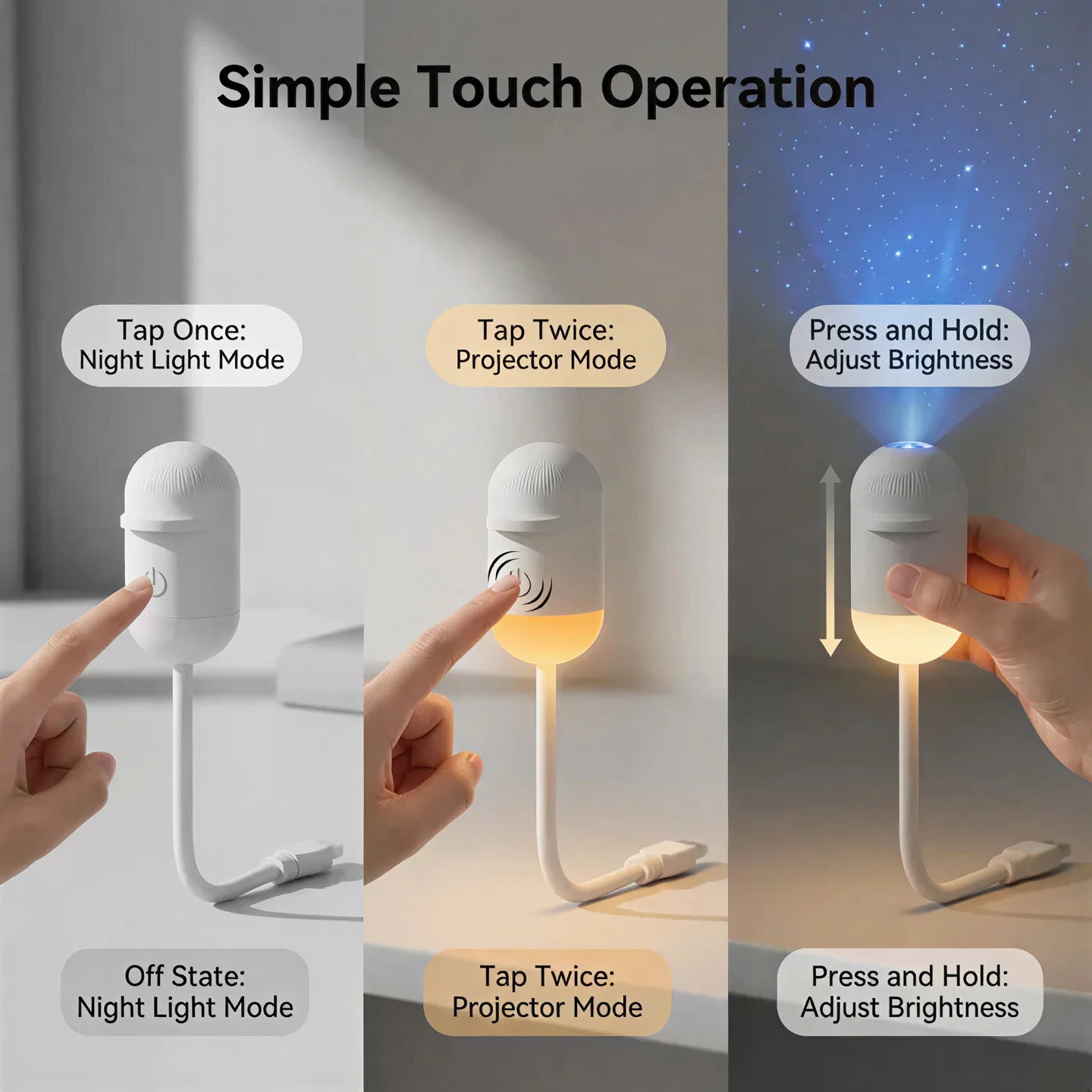 Galaxy Projector Night Light