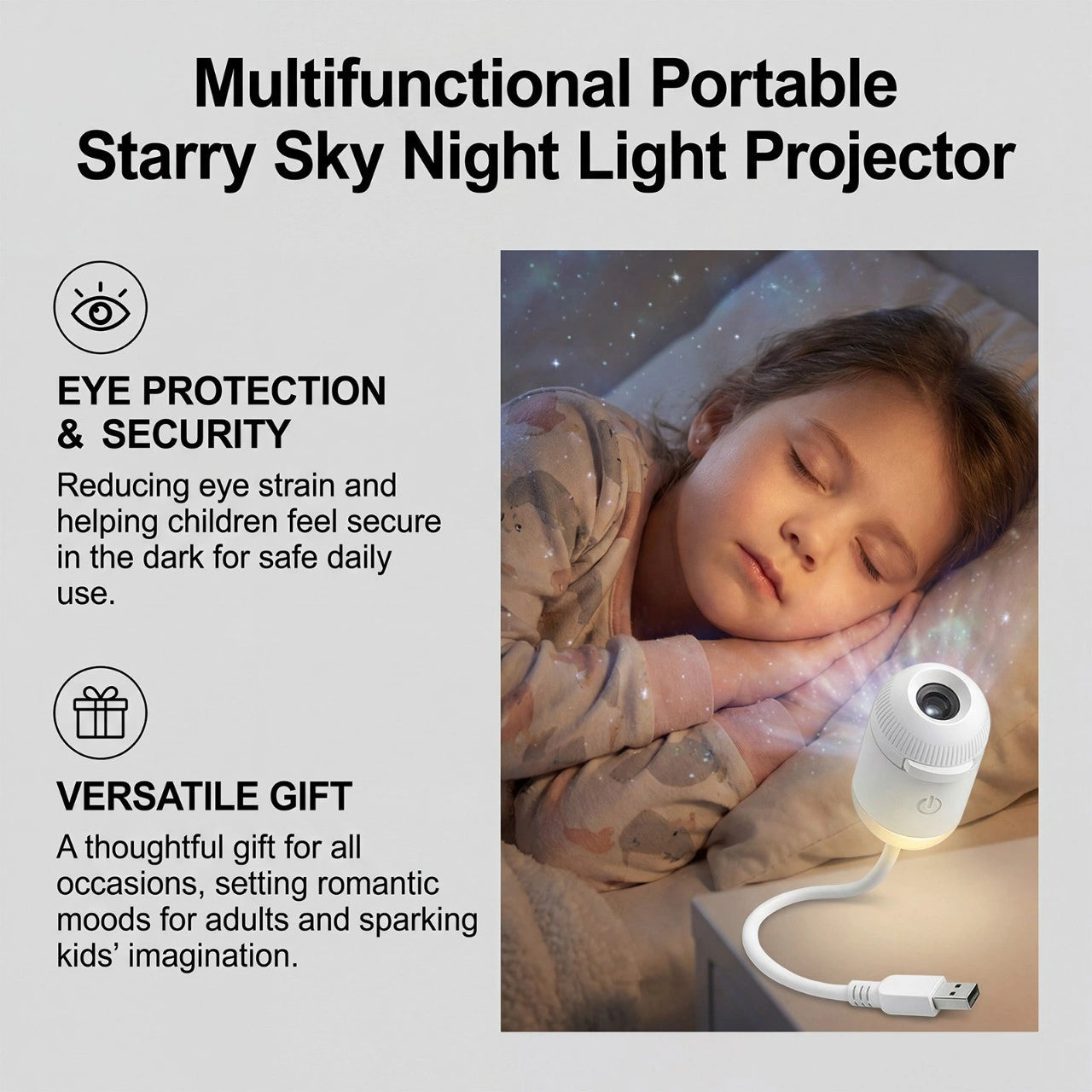 Galaxy Projector Night Light
